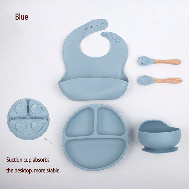 Mamalink Suction Plates for Babies & Toddlers 100% Silicone Plates Stay Put with Suction Feature Divided Design