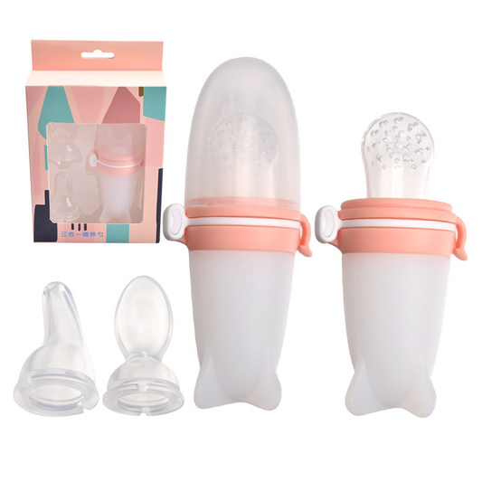 Mamalink Baby Food Squeeze Spoon Feeder