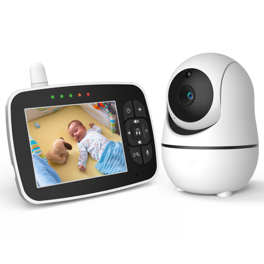 Mamalink Babyphone monitor para bebés de 3,5 pulgadas SM935E Monitor para bebés conversación bidireccional 