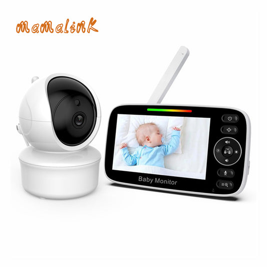 Mamalink SM43C Vigilabebés con vídeo de 4,3 pulgadas con conversación bidireccional Baby Foon